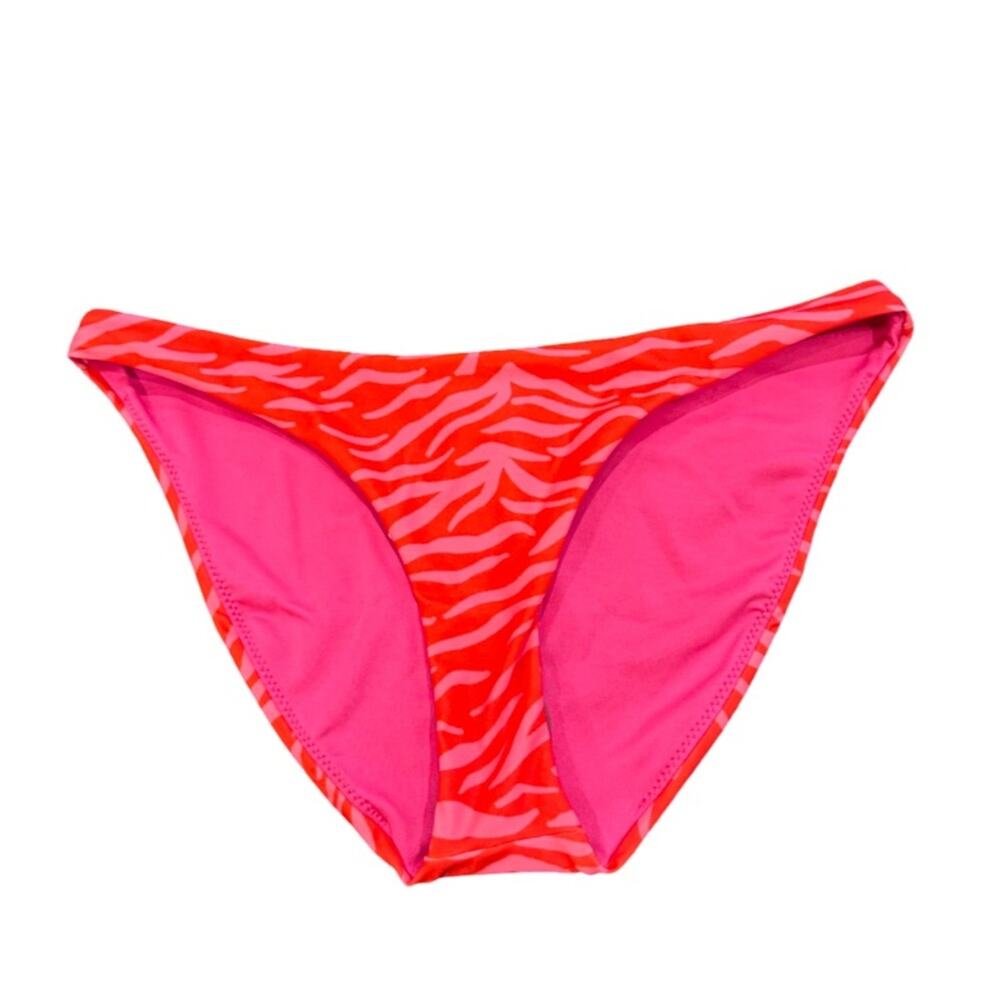 Peixoto Bella Printed Bikini Swim Bottom - Feisty Tiger Size M
